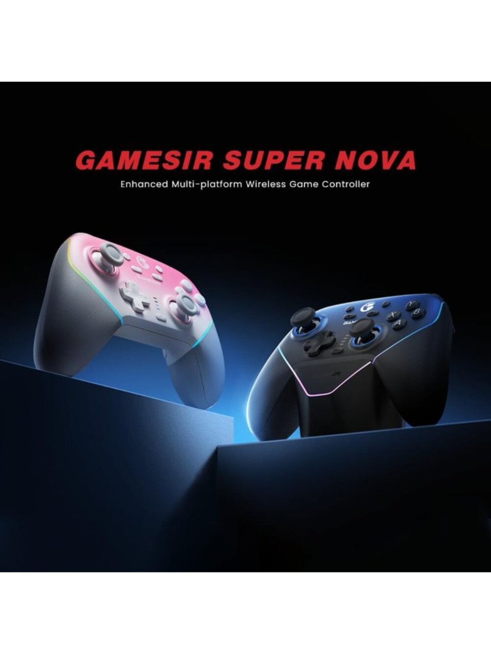Wireless Gaming Controller for PC, Switch, iOS & Android - RGB Lighting, Hall - Picture 7 of 7